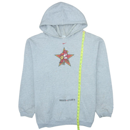 Nike Men’s Grey XXL Pullover Hoodie NBA Atlanta Graphic Sweatshirt