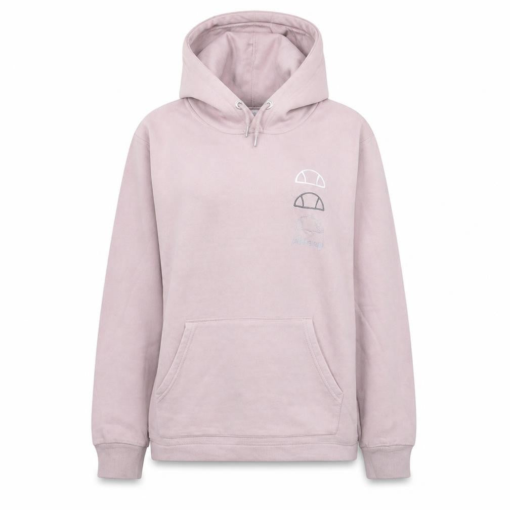 Ellesse Womens Pink Pullover Hoodie UK 8 Cotton Blend Casual Sweatshirt