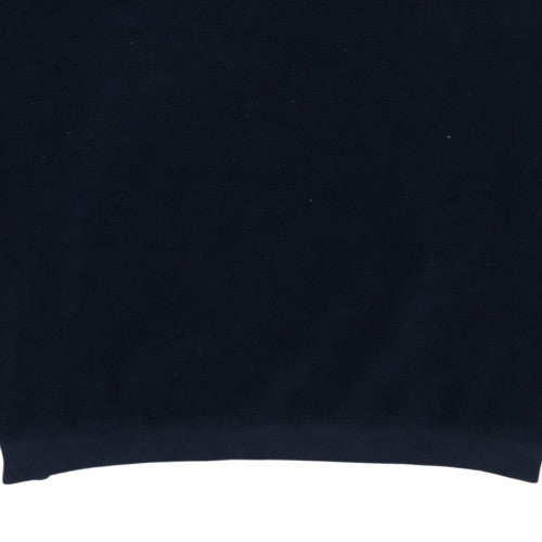 Fred Perry Men's Navy Blue Fleece Sweatshirt XL Crew Neck Pullover