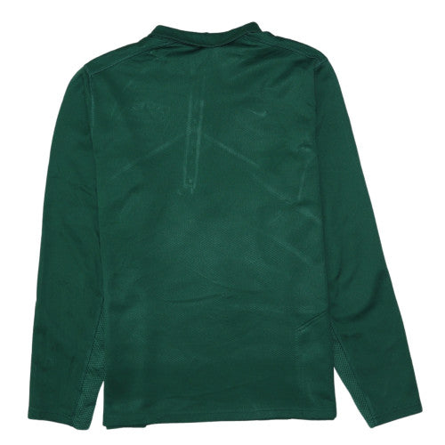 Nike Men’s Green Arkansas Tech Dri-FIT 1/4 Zip Sweatshirt L