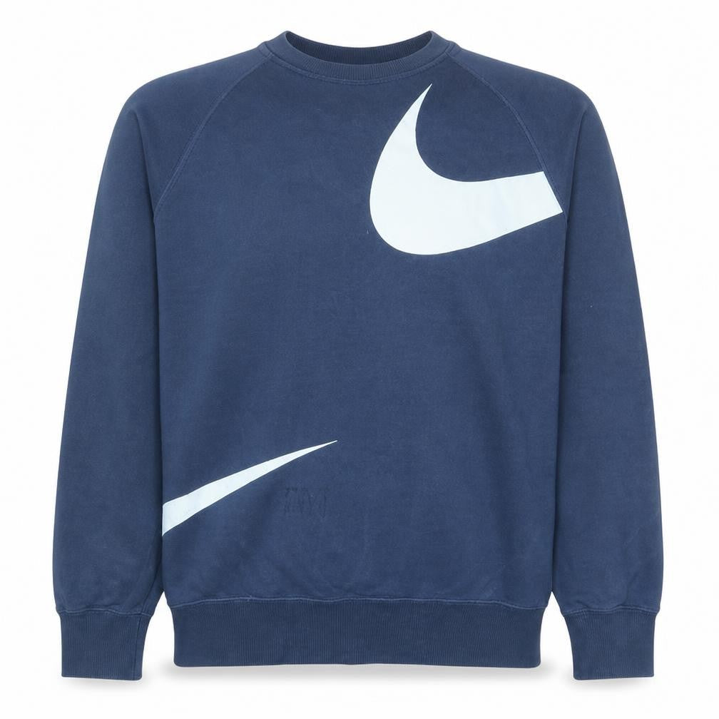 Nike Men's Blue Graphic Pullover Sweatshirt Size M