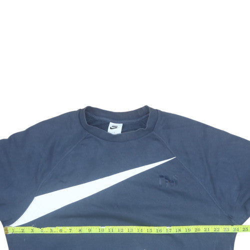 Nike Men's Blue Graphic Pullover Sweatshirt Size M