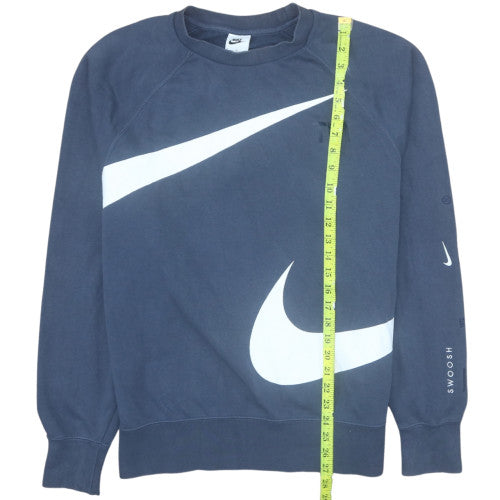 Nike Men's Blue Graphic Pullover Sweatshirt Size M