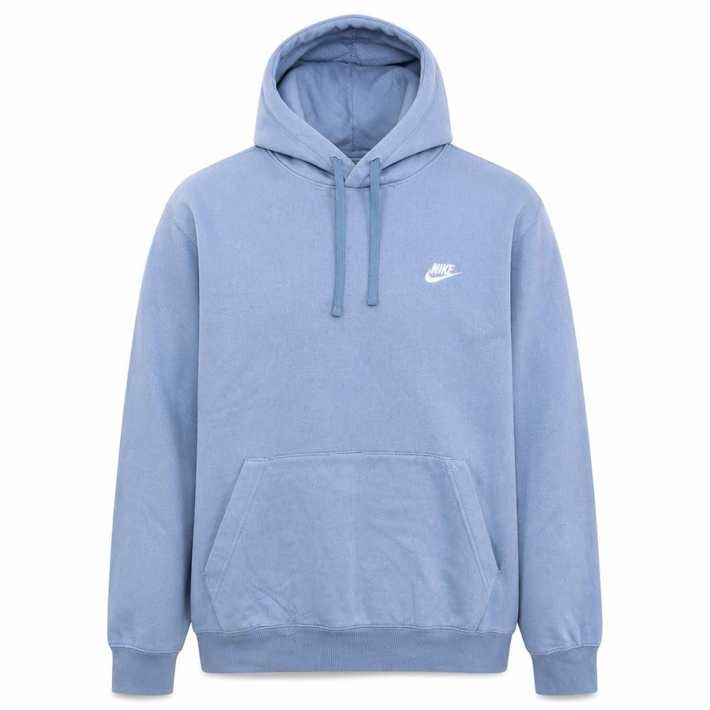 Nike Men's Blue Pullover Hoodie L Fleece Regular Fit Sweatshirt