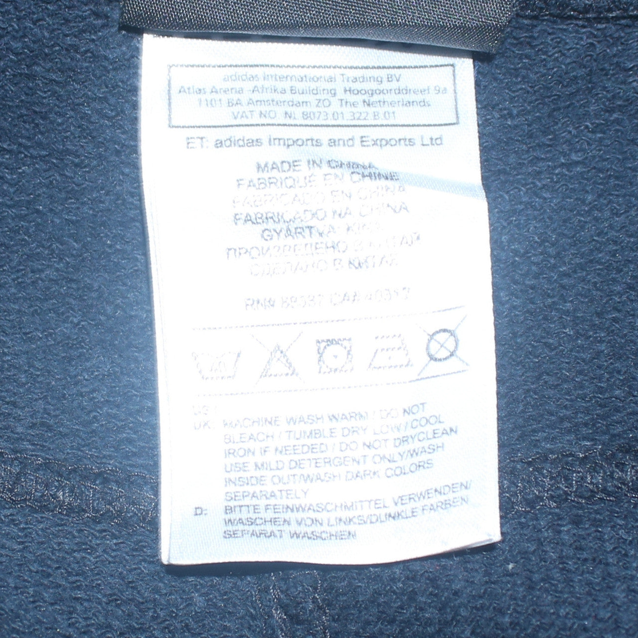Adidas Mens Navy Blue 2XL Jogger Sweatpants Elastic Waist Essentials