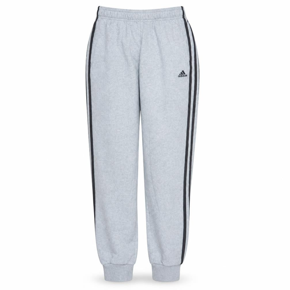 Adidas Boys Grey Jogger Trousers 13-14 Years Elastic Waist Fleece Sportswear