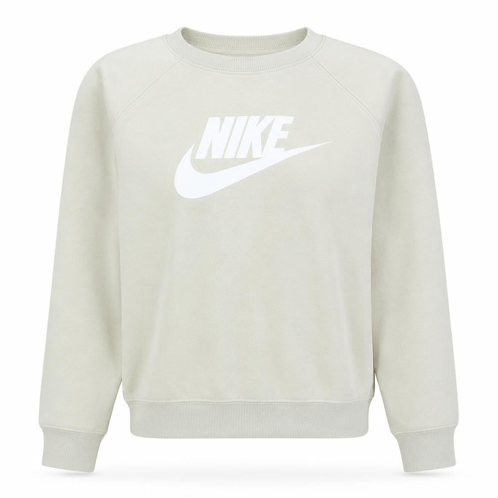 Nike Women Beige Small Pullover Crew Neck Sweatshirt