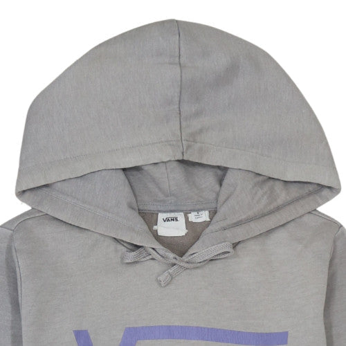 Vans Mens Grey Pullover Hoodie S Fleece Cotton Blend Casual Sweatshirt