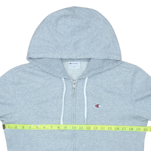 Champion Men's Grey Full Zip Hoodie M Regular Fit