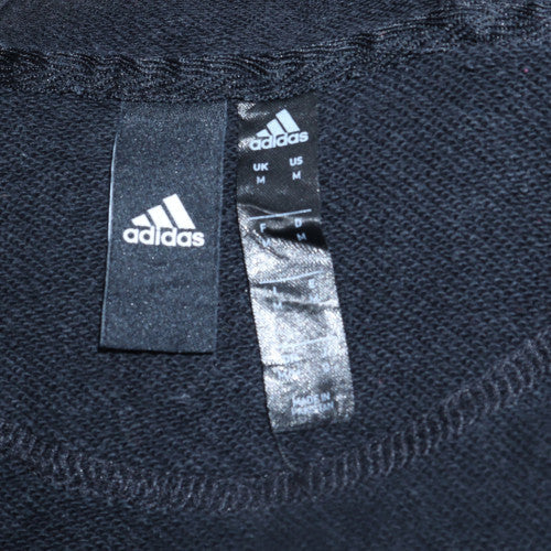 Adidas Men's Black Full Zip Hooded Sweatshirt Size M