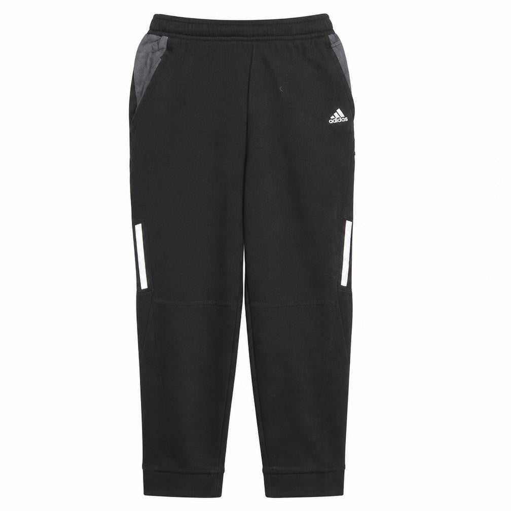 Adidas Mens Black L Jogger Trousers with Reflective Stripes