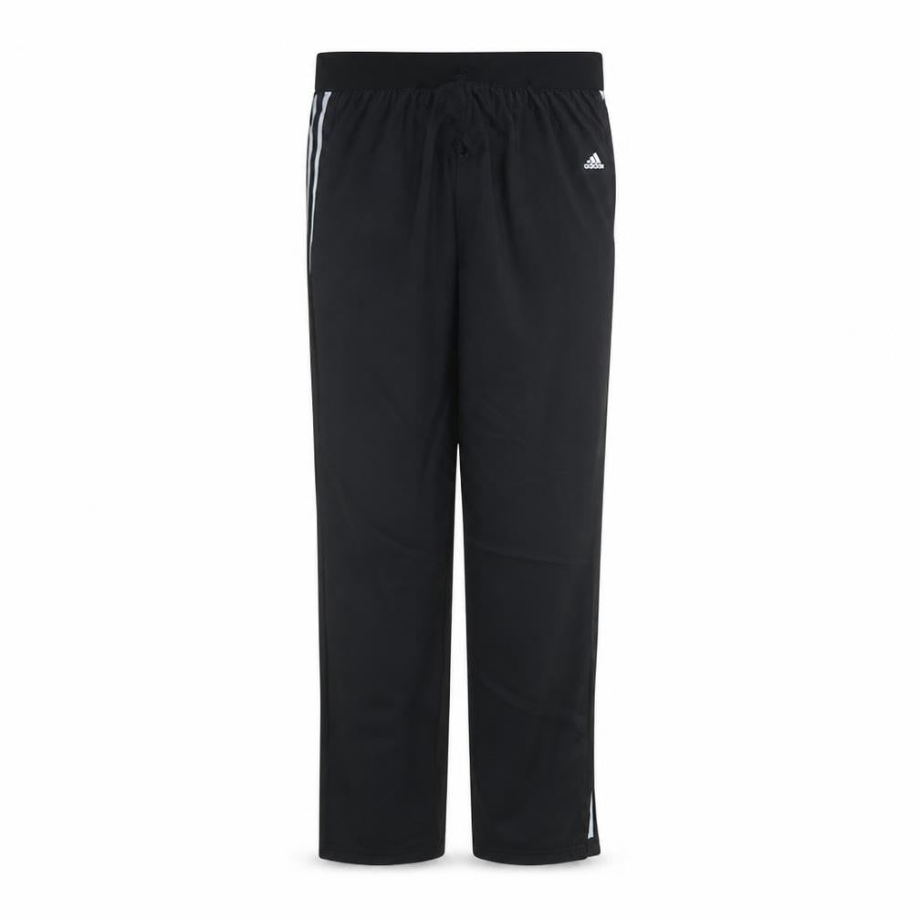 Front view of adidas Men's Black Jogger Trousers, size M, Lightweight Sports Pants
