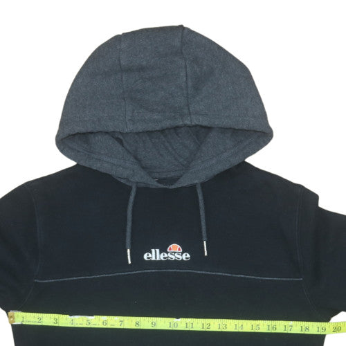 Ellesse Men's Black Pullover Hoodie L Logo Hooded Sweatshirt