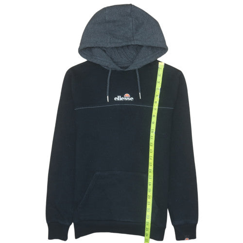Ellesse Men's Black Pullover Hoodie L Logo Hooded Sweatshirt