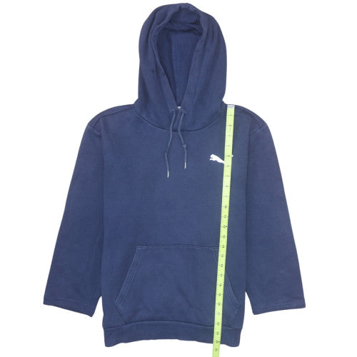 Puma Women's Navy Blue Pullover Hoodie Size S Cotton Blend