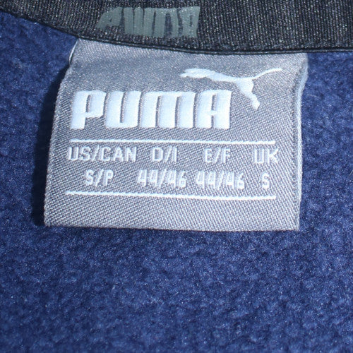 Puma Women's Navy Blue Pullover Hoodie Size S Cotton Blend