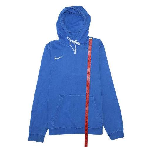 Nike Men's Blue Pullover Hoodie Size S Sports Fleece Sweatshirt