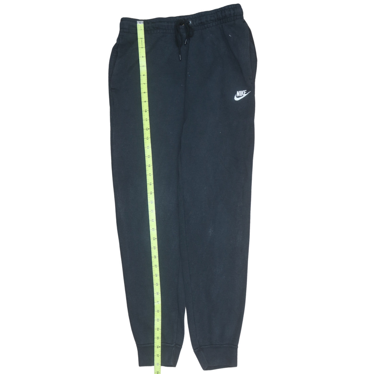 Nike Men's Black Small Fleece Sweatpants Joggers Regular Fit