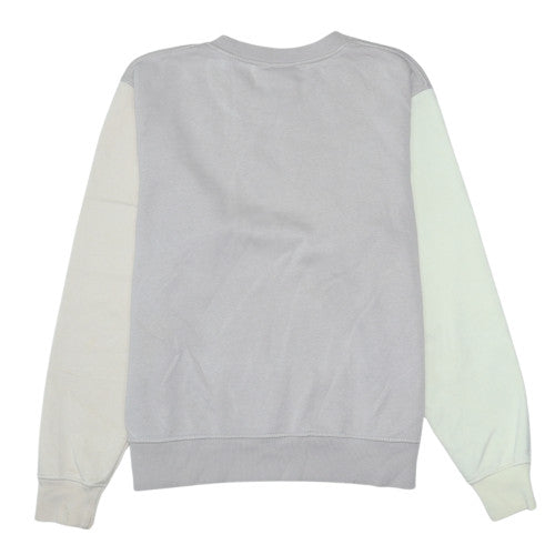 Nike Women Beige Loose Fit Crew Neck Sweatshirt Size S