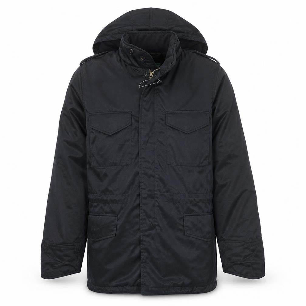 Elutex Mens Black M Hooded Waterproof Parka Jacket Workwear