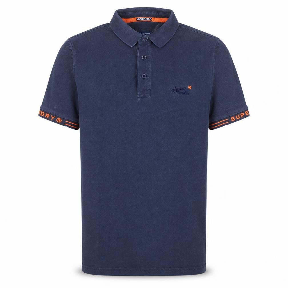 Superdry Men’s Blue Short Sleeve City Polo Shirt Size S