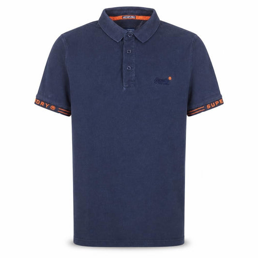 Superdry Men’s Blue Short Sleeve City Polo Shirt Size S