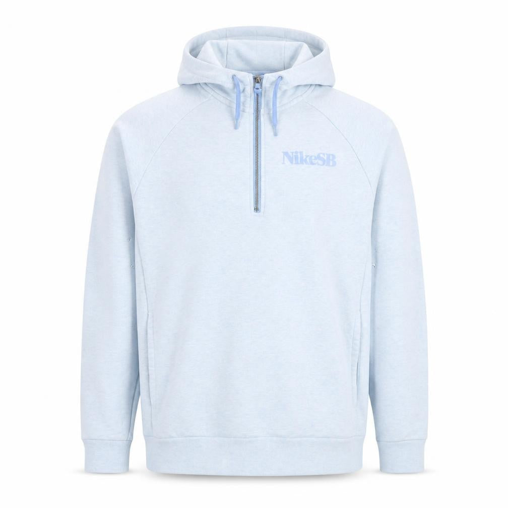 Nike SB Men's Blue 1/2 Zip Hoodie Size M Skate Pullover