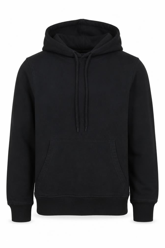 ARNE Boys Black Pullover Hoodie Size 10 Cotton Blend Long Sleeve