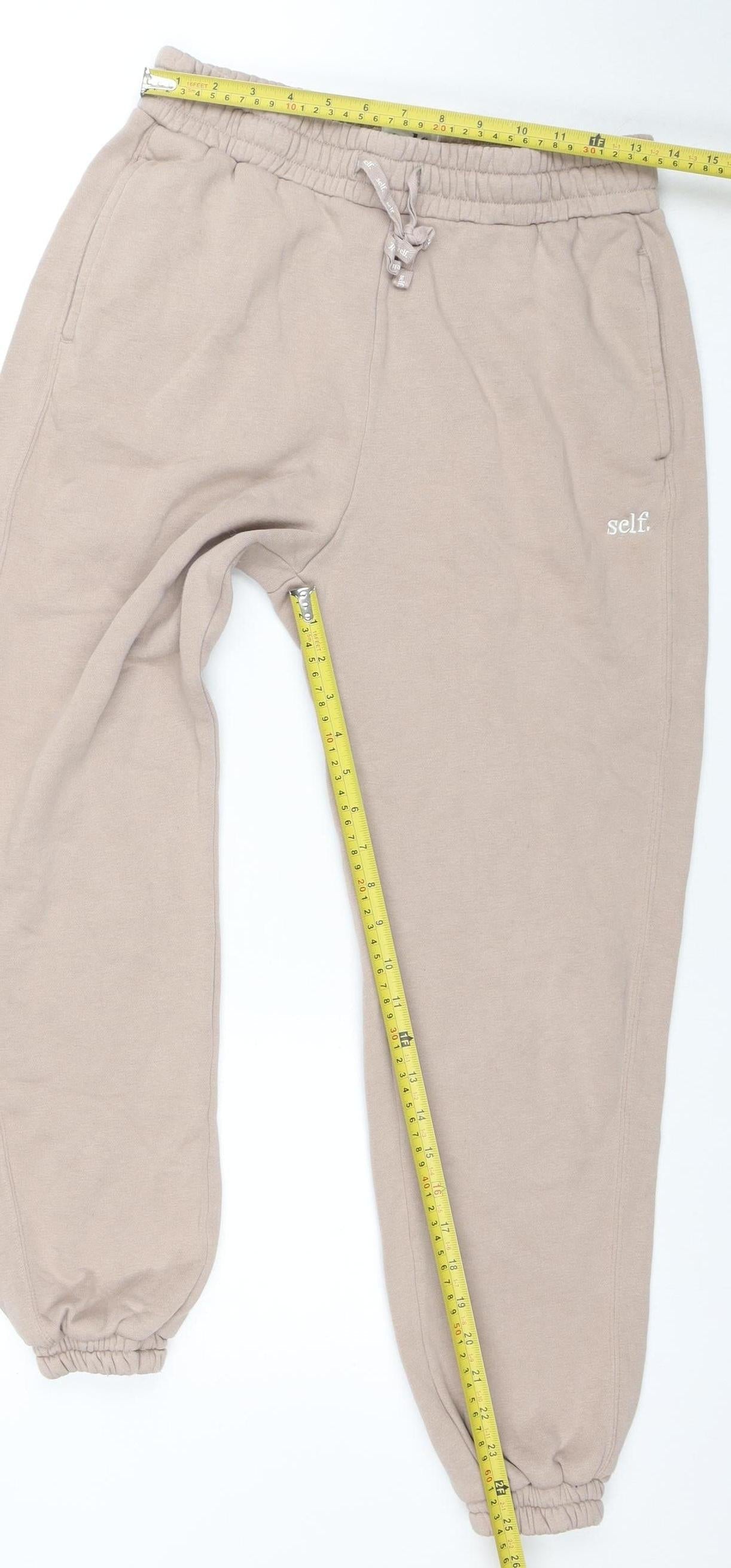 Next Self Beige Womens Relaxed Sweatshirt S Cotton Blend
