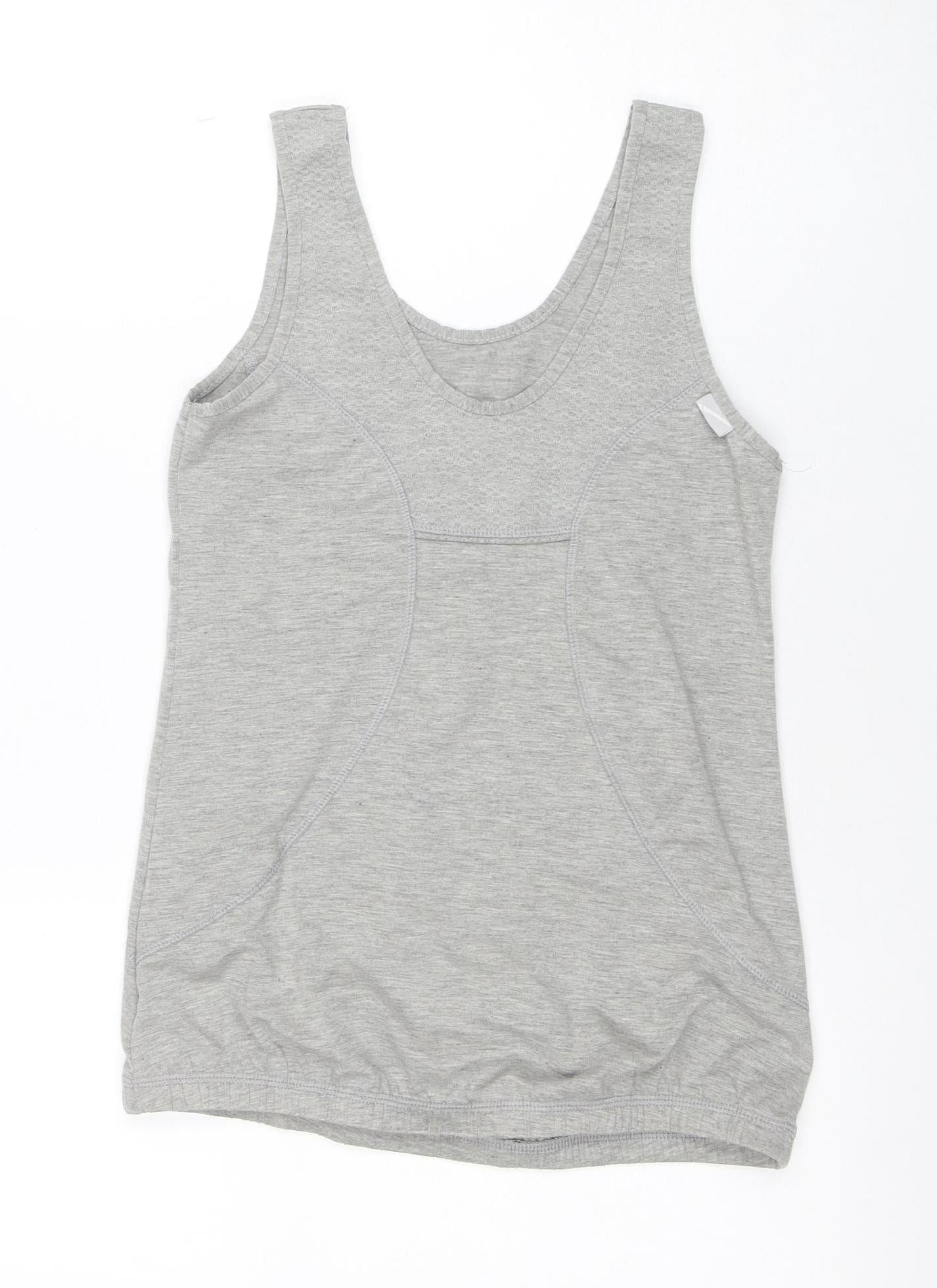LA Gear Women's Grey Size 8 Racerback Tank Top Activewear