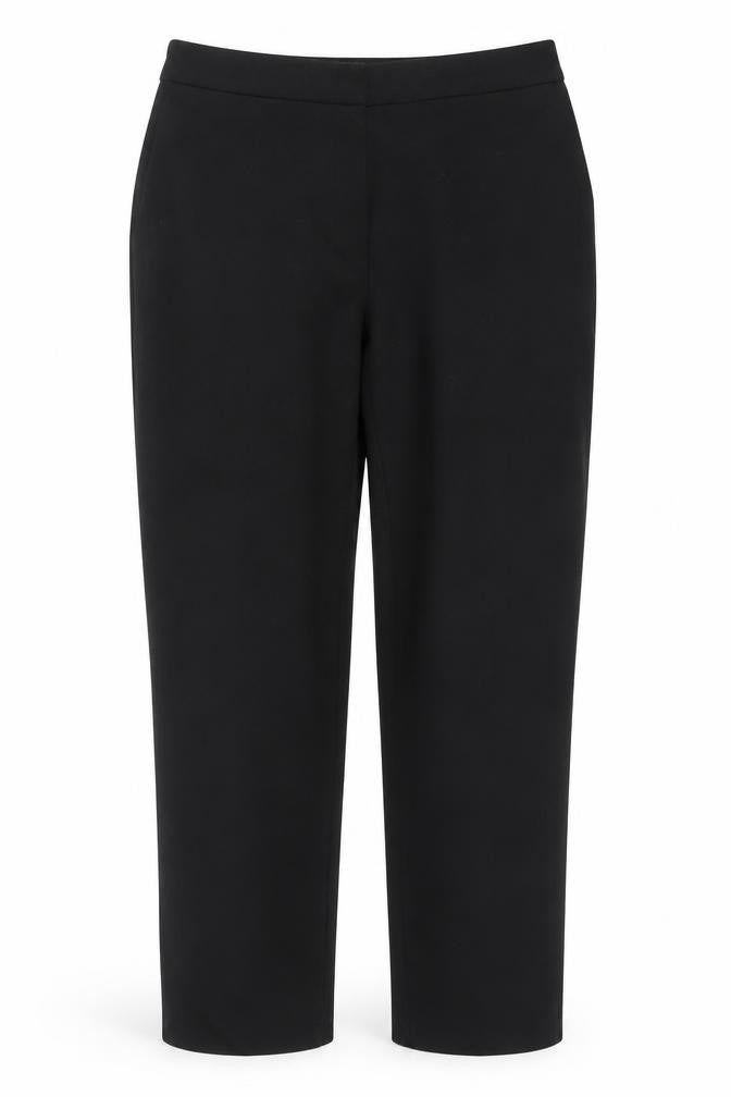 Jaeger Women Black Size 8 Slim Cropped Trousers