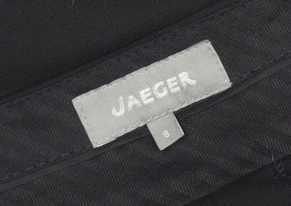 Jaeger Women Black Size 8 Slim Cropped Trousers