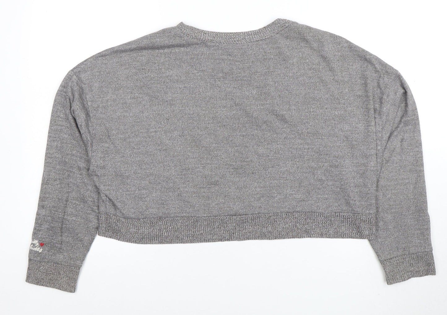 Gilly Hicks by Hollister Womens Grey Pullover Sweatshirt XS Relaxed Fit