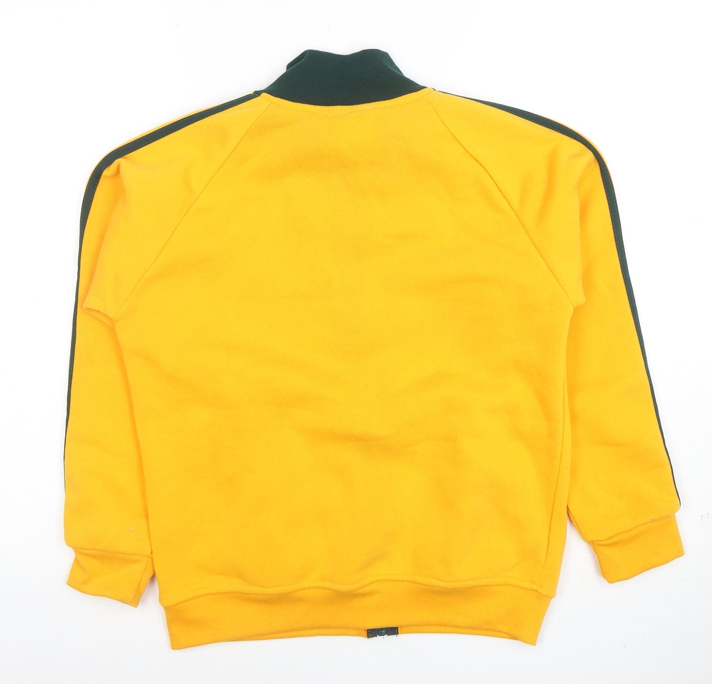Around Australia Boys Yellow Full Zip Sweatshirt Size 12 Classic Fit