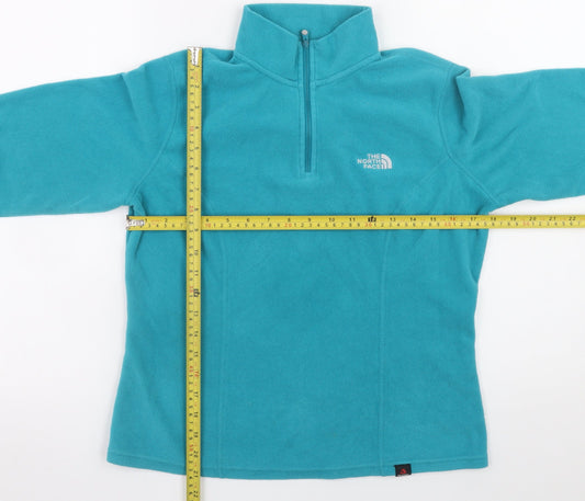 The North Face Women's Blue Fleece Pullover Sweatshirt Small