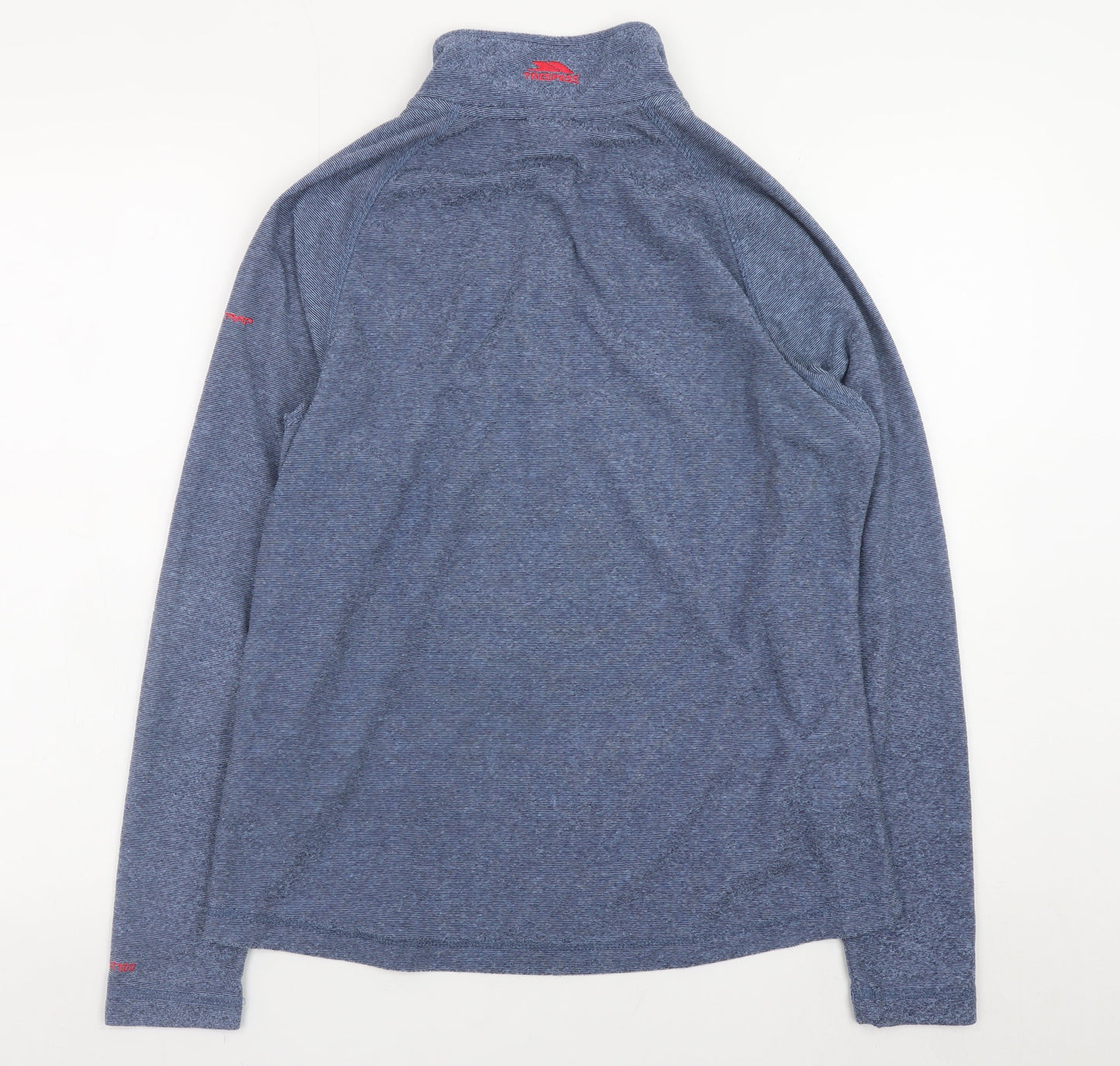 Trespass Mens Blue 1/2 Zip Pullover Sweatshirt L Outdoor Hiking Top