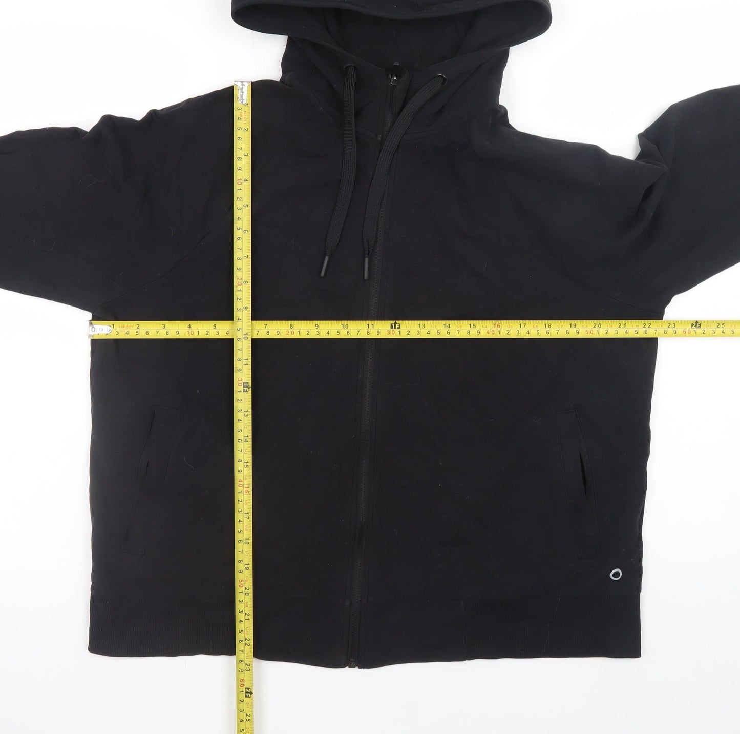 Marks and Spencer Men's Black XL Full Zip Hoodie Sweatshirt