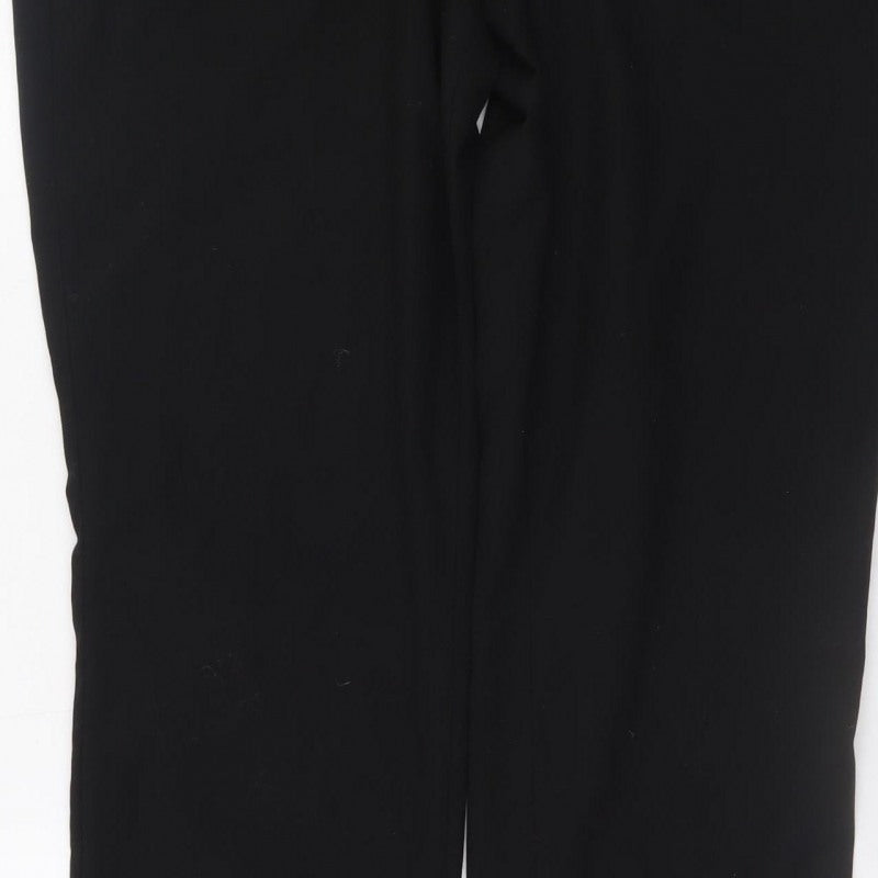 H&M Women’s Black Size 14 Straight Leg Trousers