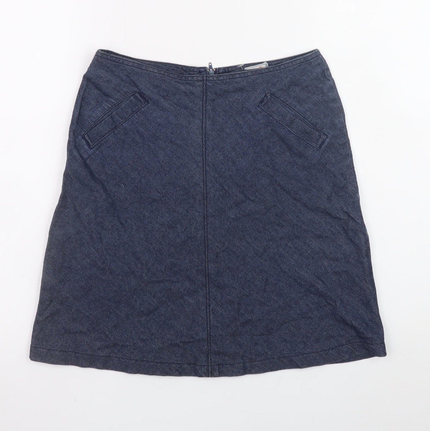 Rock V Teens Blue A-Line Cotton Denim Skirt XS
