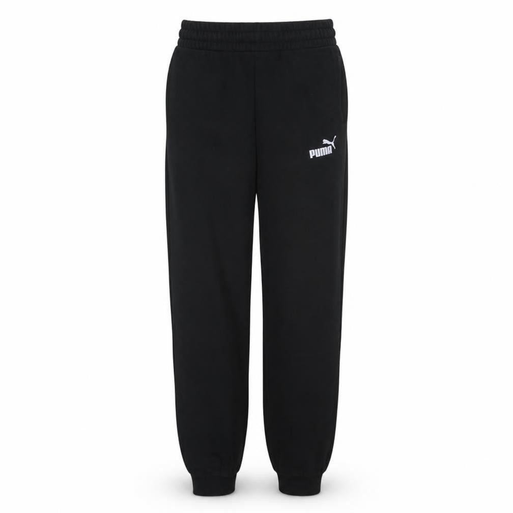 Puma Boys Black Jogger Trousers 13-14 Years Fleece Lined Sportswear