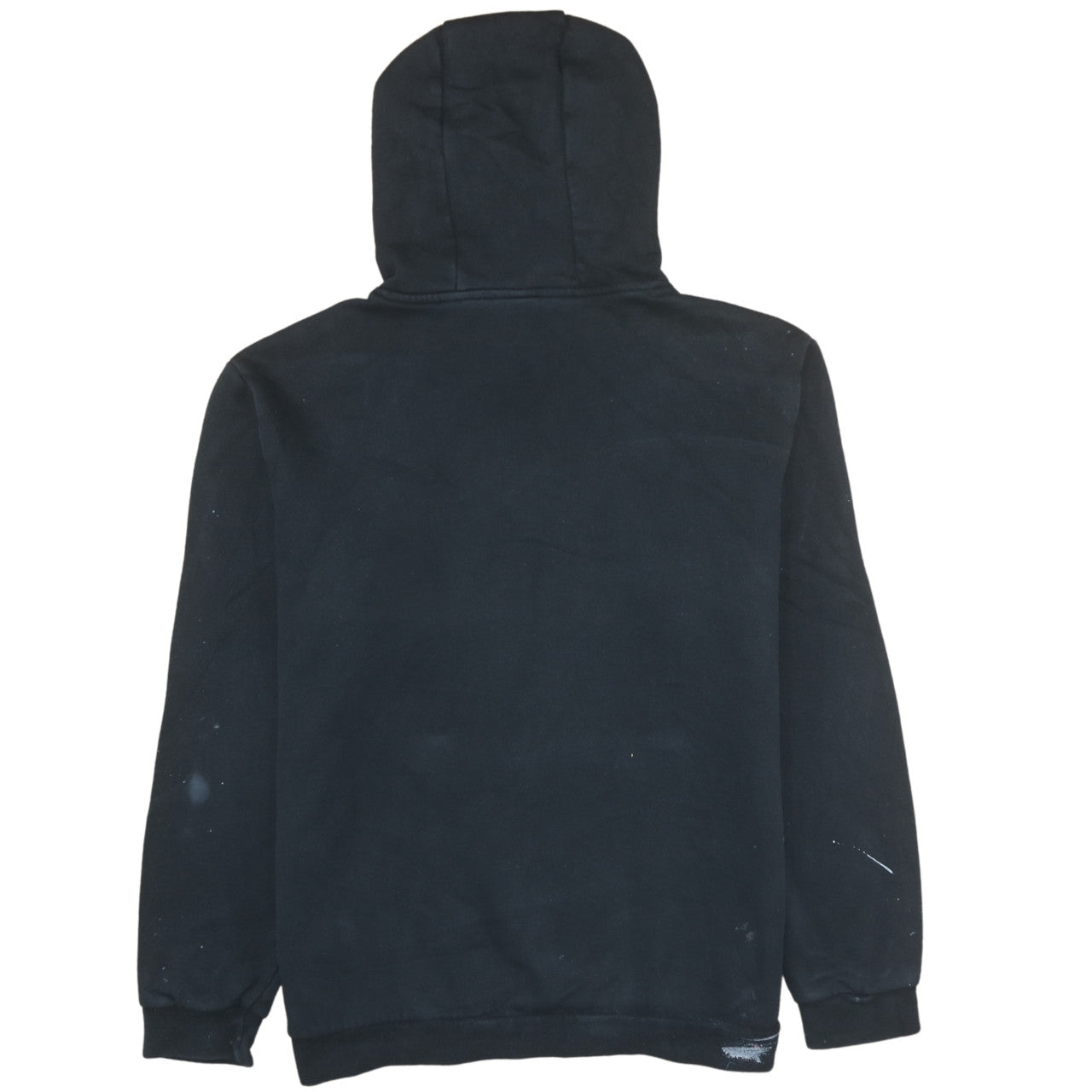 Adidas Men Black L Pullover Hoodie Logo Fleece Sweatshirt