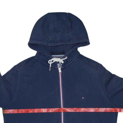 Tommy Hilfiger Men's Blue Full Zip Hoodie M Classic Fit