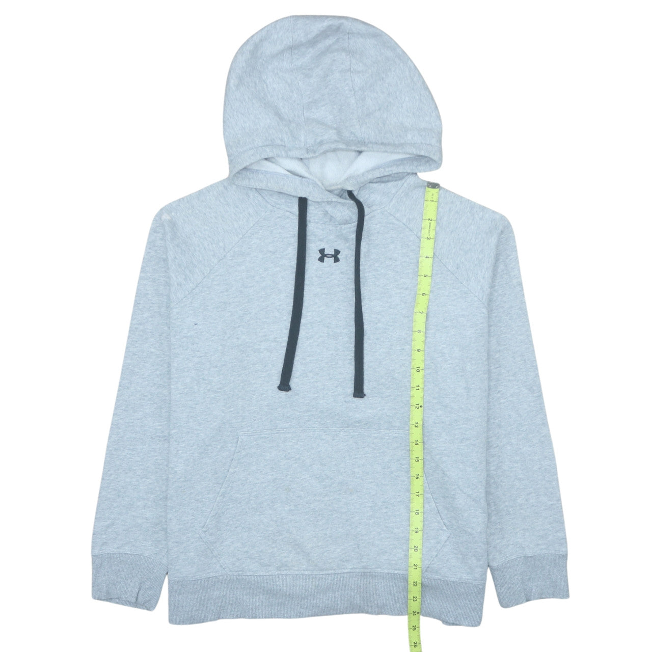 Under Armour Men's Grey Pullover Hoodie Size L Relaxed Fit Fleece