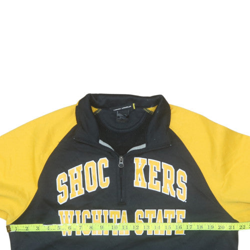 Under Armour Men’s Black 1/4 Zip Sweatshirt Wichita State Medium