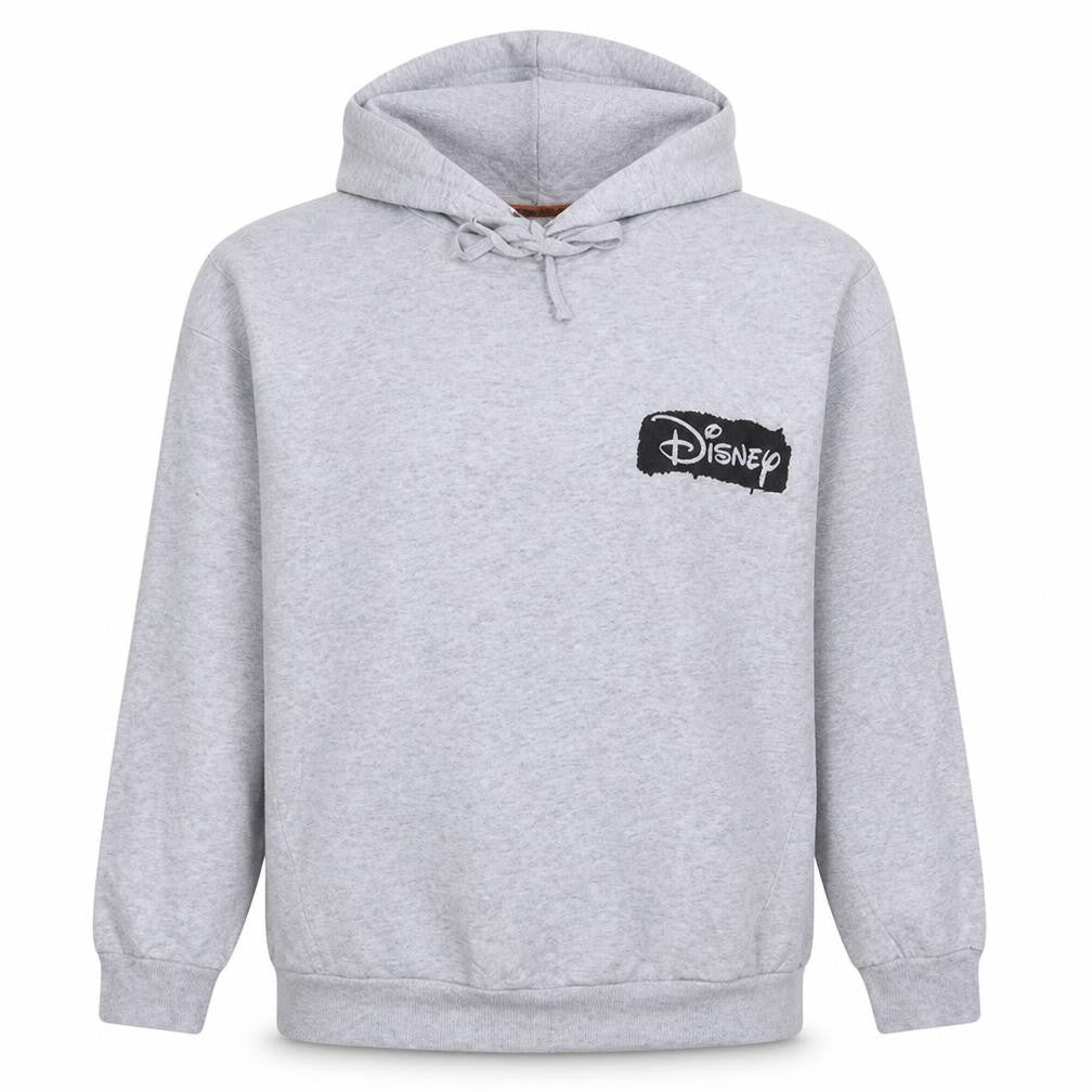 Disney Women's Grey Pullover Hoodie XS - Classic Logo Print