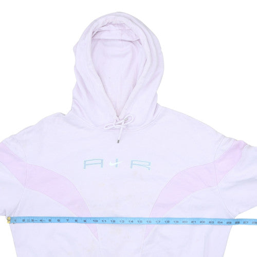 Nike Women’s Pink Air Pullover Hoodie Medium Cotton Blend