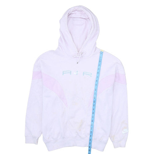 Nike Women’s Pink Air Pullover Hoodie Medium Cotton Blend