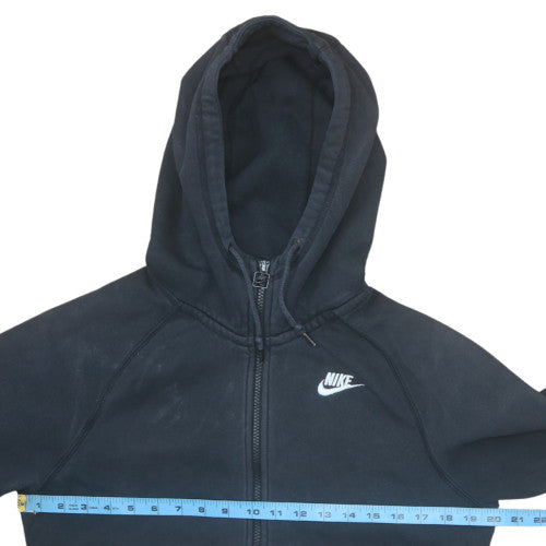 Nike Men's Black Full Zip Fleece Hoodie Size S