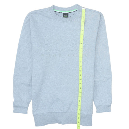 Hugo Boss Men's Grey Crew Neck Logo Sweatshirt Size M Pullover