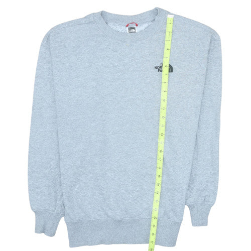 The North Face Men's Grey Crew Neck Sweatshirt M Cotton Blend